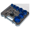 Pit Bull 12pc Holesaw Kit Bi-Metal Plumbers Set Steel Wood Plastic 22-57mm