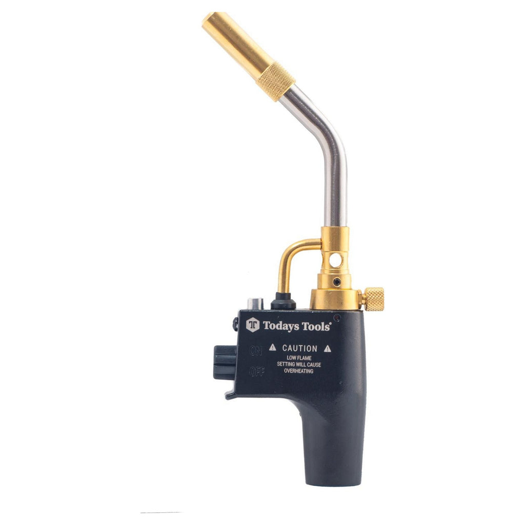 Total Fire Torch Gas Blow Torch Piezo Ignition Brazing Soldering MAP Propane Tool