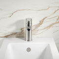 Vela Mono Bidet Mixer Chrome Contemporary 1 Tap Hole With Waste