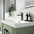 Vela Mono Basin Mixer Brushed Pewter Contemporary 1 Tap Hole With Waste