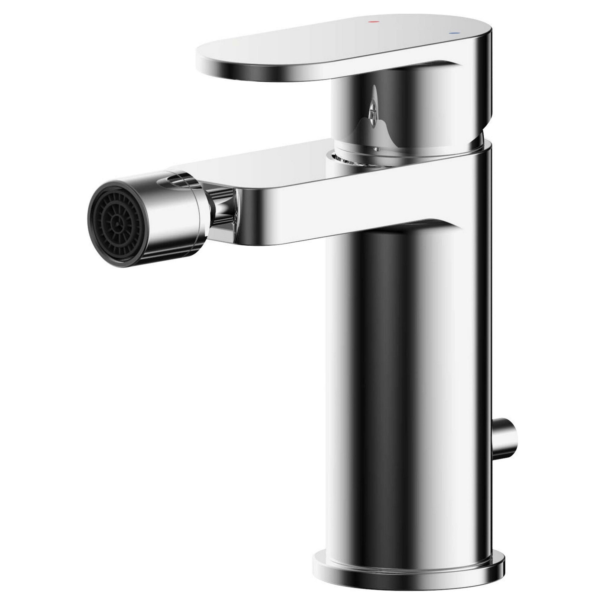 Lumina Mono Bidet Mixer Pop Up Waste Chrome Contemporary
