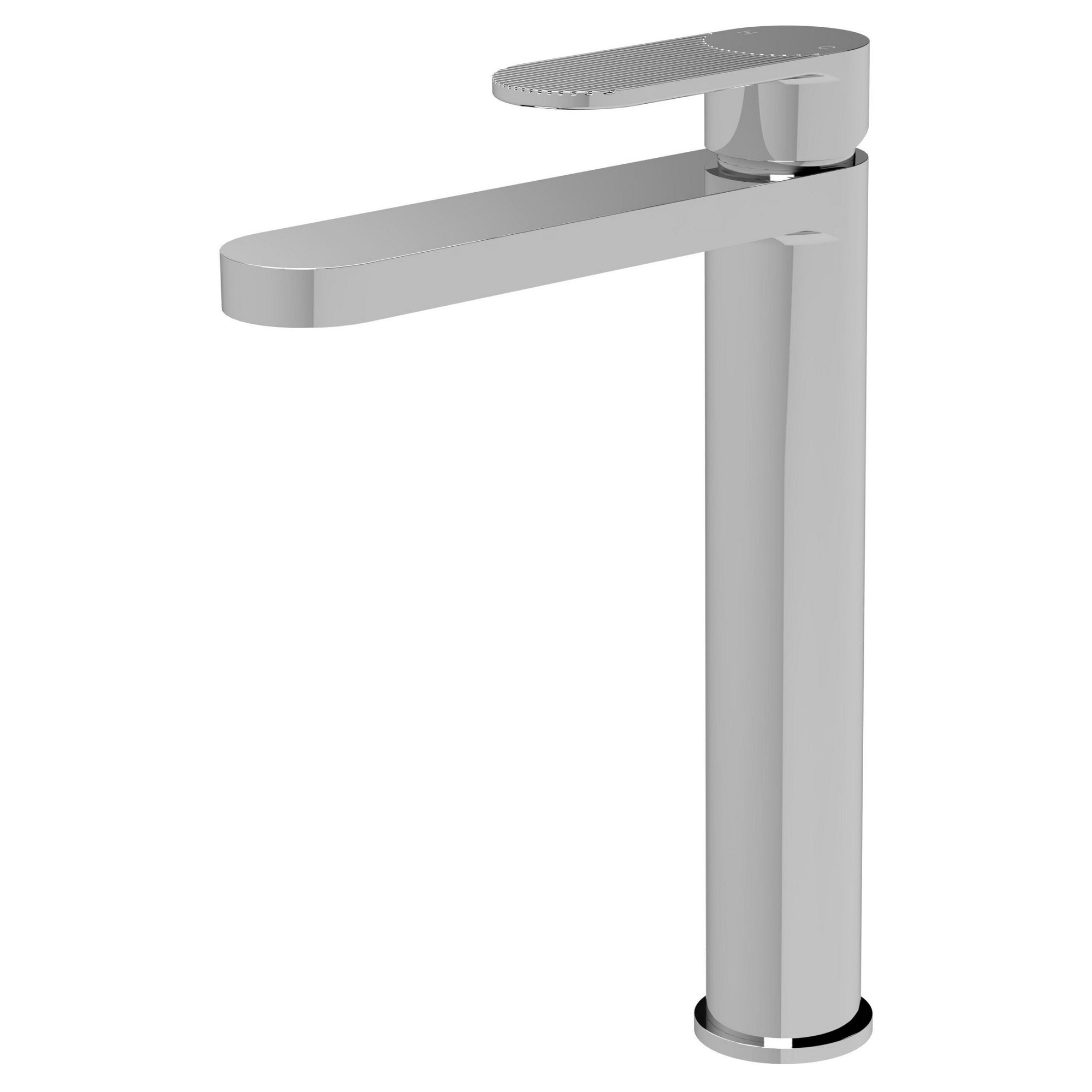Lumina High Rise Mono Basin Mixer Chrome Contemporary No Waste