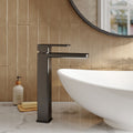 Aeres High-rise Mono Basin Mixer Matt Black Contemporary 1 Tap Hole