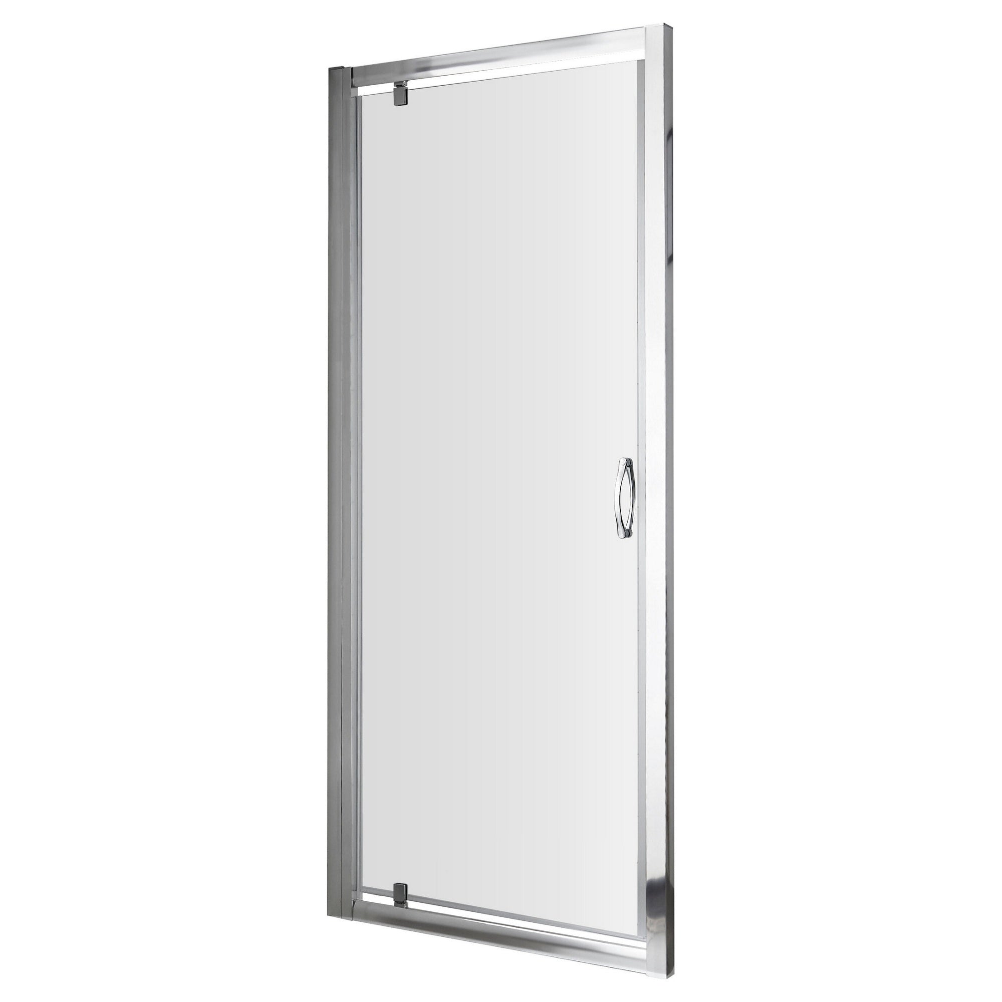 Lyra 1850 X 760mm Pivot Shower Door Chrome 5mm Glass