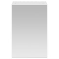 Element 450mm 1 Door Gloss White Wall Hung Mirror Cabinet Contemporary 715mm