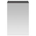 Element Fitted Wall Hung 1 Door Mirror Cabinet 450mm Gloss Grey