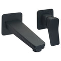 Axis Wall Mounted Lever Basin Mixer Tap Brass Matt Black