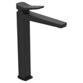 Axis Tall Deck Mounted Lever Basin Mixer Tap Brass Matt Black