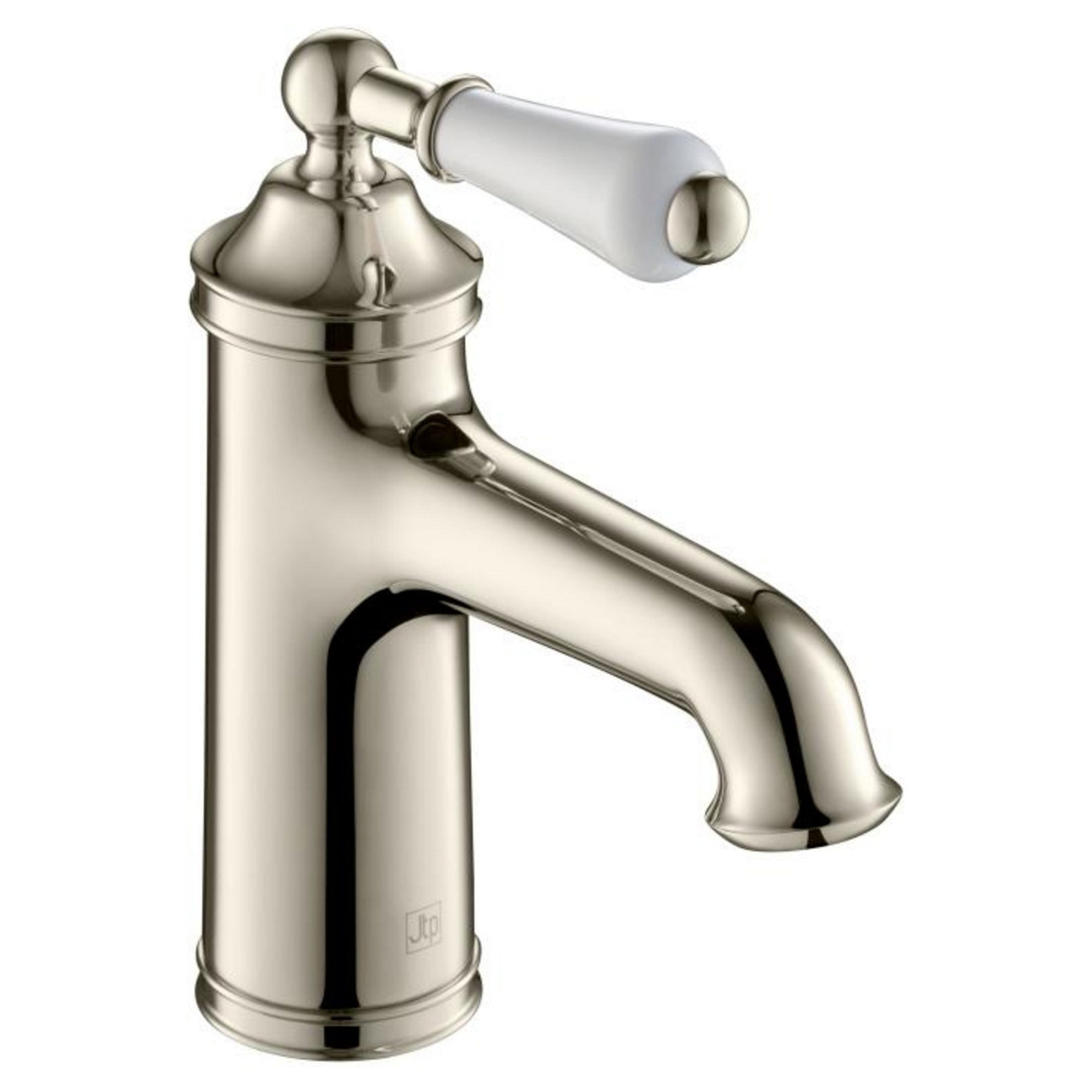 Mayfair Basin Mixer Tap With Click Clack Waste Nickel Lever Deck Mounted