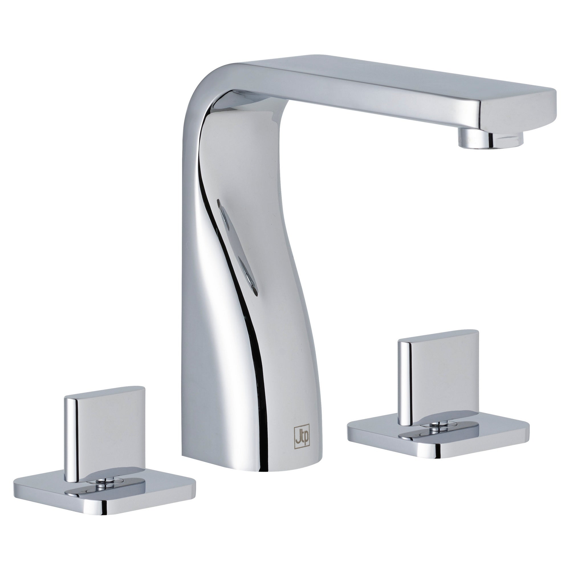 Bubly Arcane 3 Hole Deck Mounted Basin Mixer Tap Chrome Brass Knob