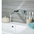 Bubly Arcane 2 Hole Wall Mounted Basin Mixer Tap Brass Chrome Lever Wall