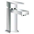 Bubly Elysian Basin Mixer Tap Without Pop Up Waste Brass Chrome Lever Deck