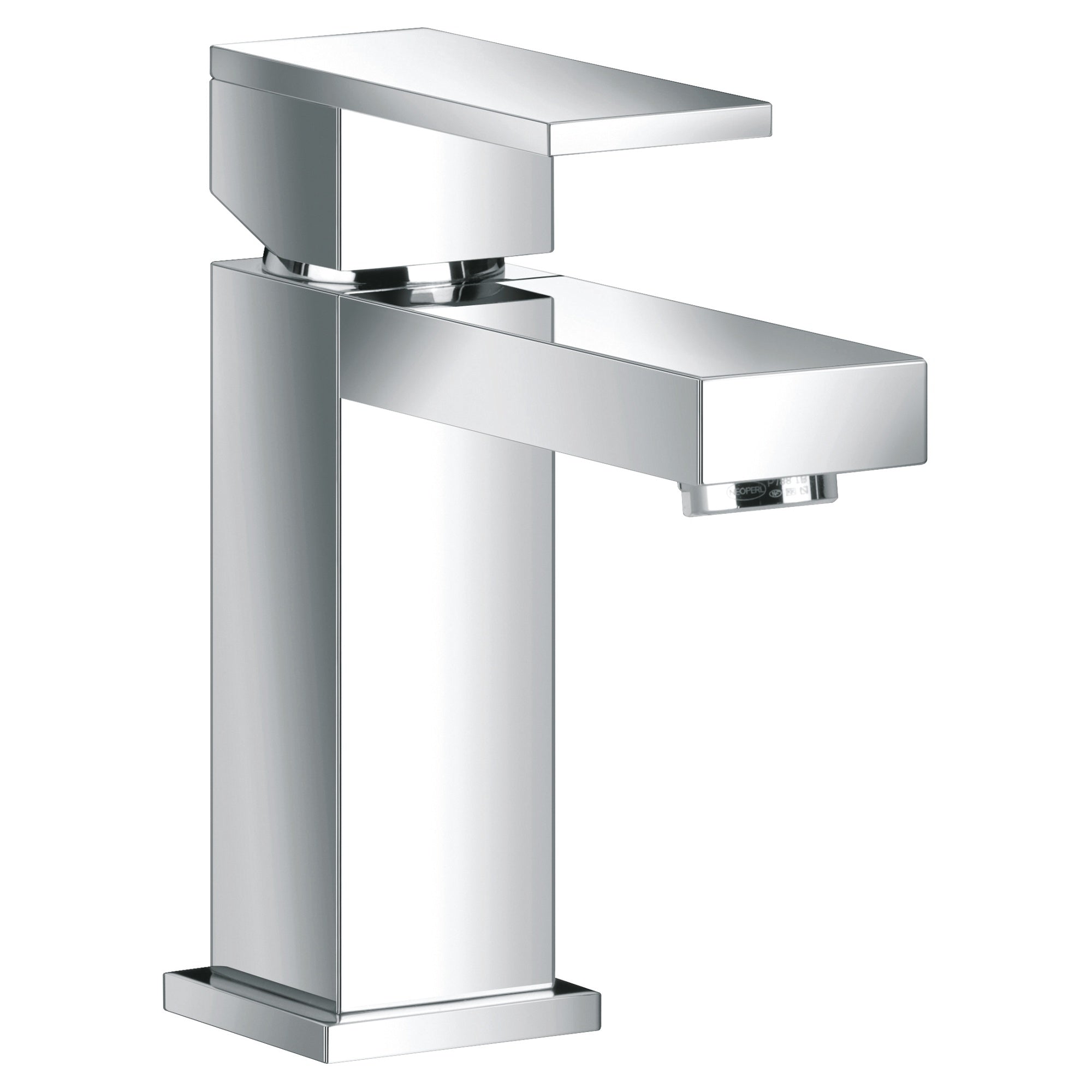 Bubly Elysian Basin Mixer Tap Without Pop Up Waste Brass Chrome Lever Deck