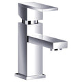 Bubly Elysian Mini Mono Basin Mixer Tap Brass Chrome Lever Deck