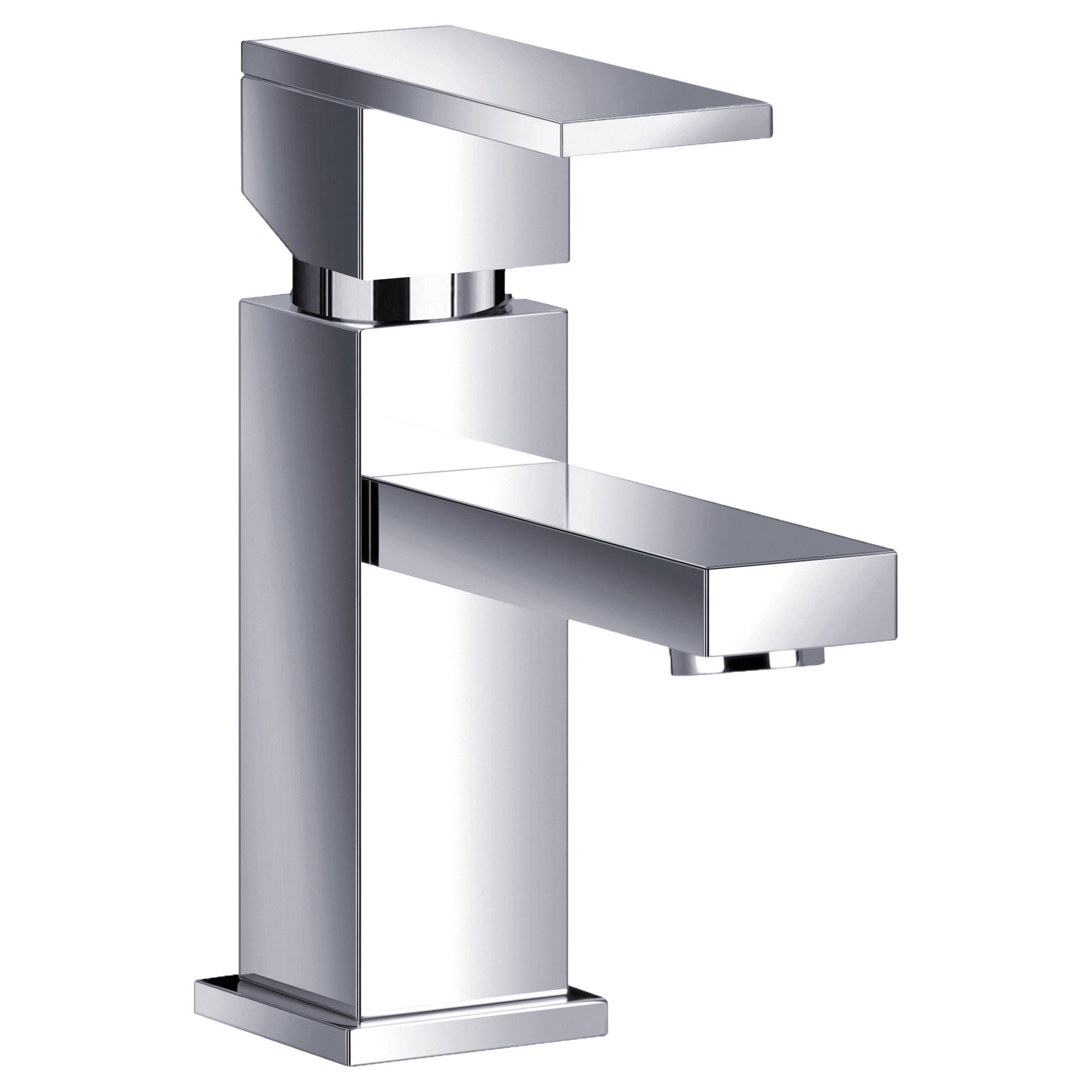 Bubly Elysian Mini Mono Basin Mixer Tap Brass Chrome Lever Deck