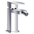 Bubly Elysian Mono Bidet Mixer Tap With Pop Up Waste Brass Chrome Lever Deck