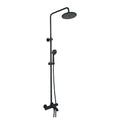 Vera 3 Outlets Thermostatic Bar Valve Shower Kit Lever Brass Wall Matt Black