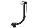 Bath Waste Combination Plug 40mm 1.5" Overflow Pop Up Trap (Chrome Silver)