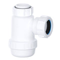 Viva Magna 32mm (1 1/4") Standard Bottle Trap with 38mm Water Seal for Bathroom Basins & Kitchen Sinks - Easy Clean Polypropylene