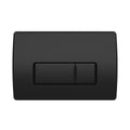 Matt Black Dual Flush WC Toilet Pneumatic Air Push Button Cistern Flush Plate
