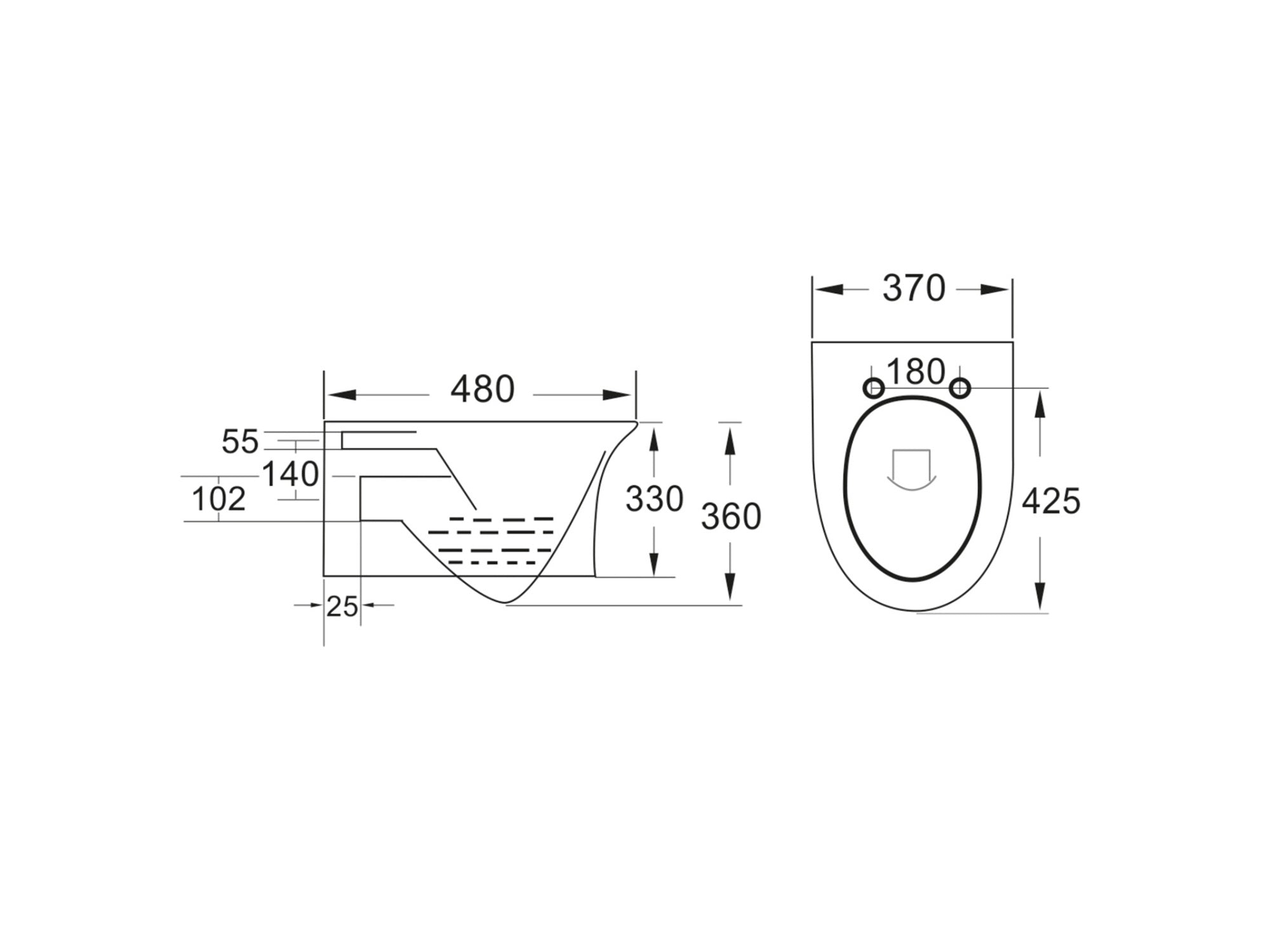 Bubly Bathrooms Rimless Wall-Hung Toilet Set with GROHE Concealed Cistern & Soft-Close Seat