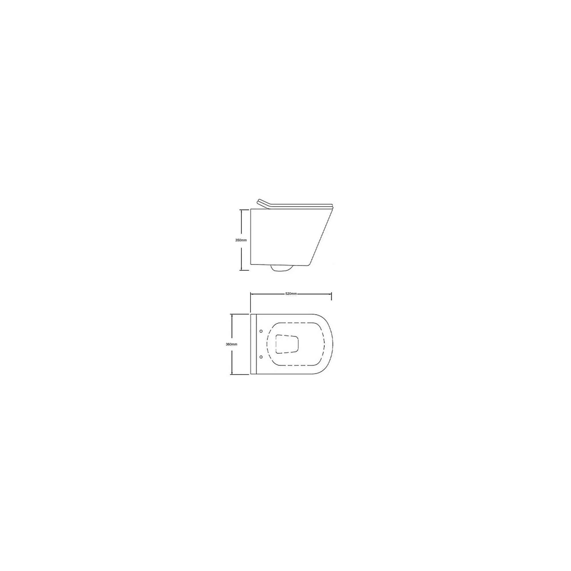 Grohe & Bubly Bathrooms Wall Hung Rimless Toilet Set with Concealed Cistern & Soft-Close Seat