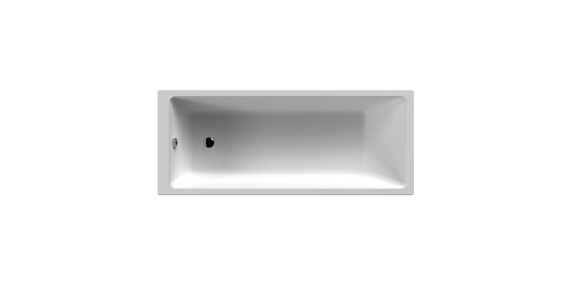 Modern Bathroom Suite 1700 x 700 Bath, Waterproof Front Panel, Close Coupled WC, 2 Door Vanity Unit, Shower & Tap Set