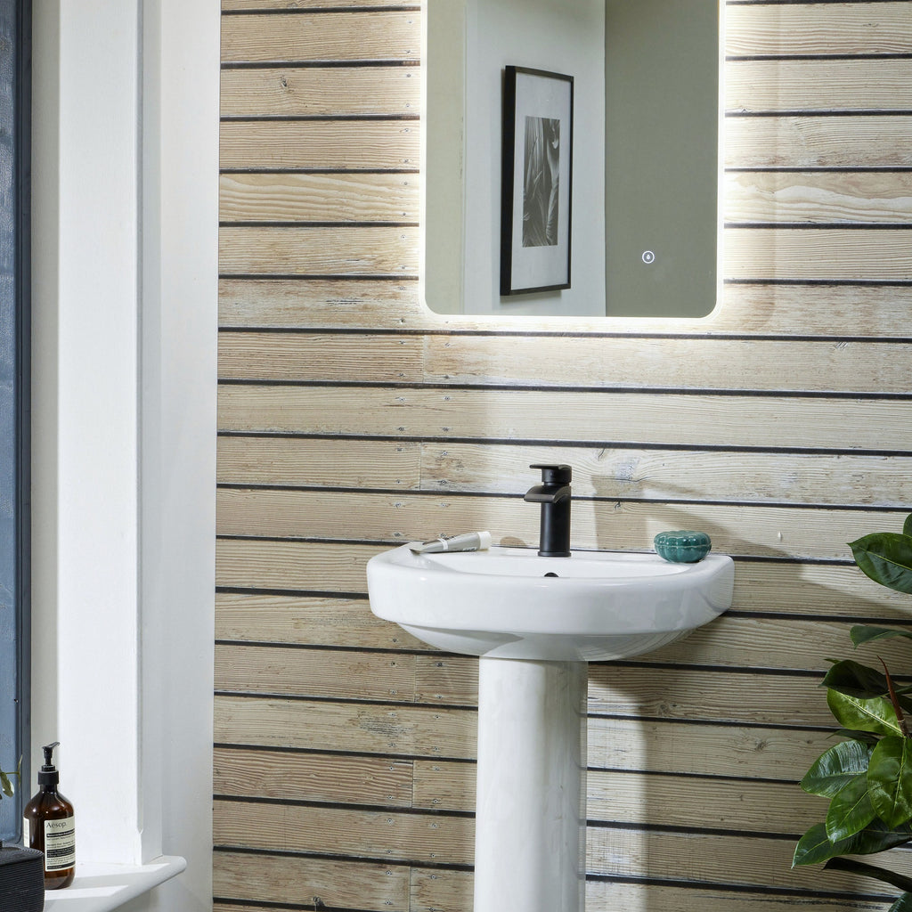 Demist LED Mirror Vertical Potrait Wall Mounted LED Bathroom