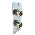 Bubly Thermostatic Bar Valve Wall Fixing Back Plate - Chrome Steel for Bathroom Shower, Bidet & Toilet