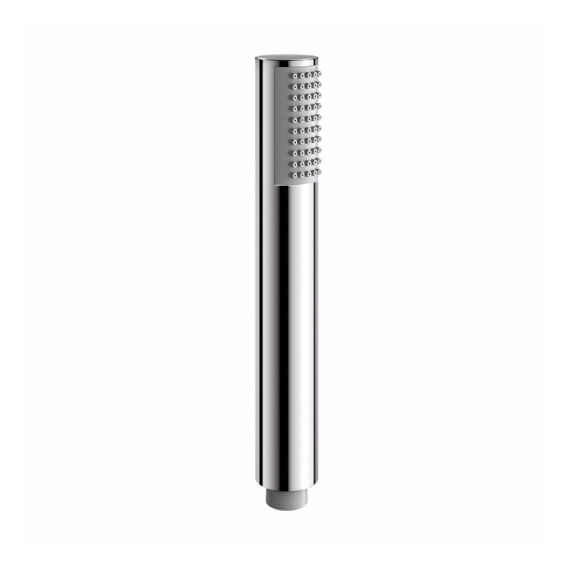 FNX Bathrooms Chrome Minimalist Pencil Shower Head Handset, Universal Fit & Anti-Limescale