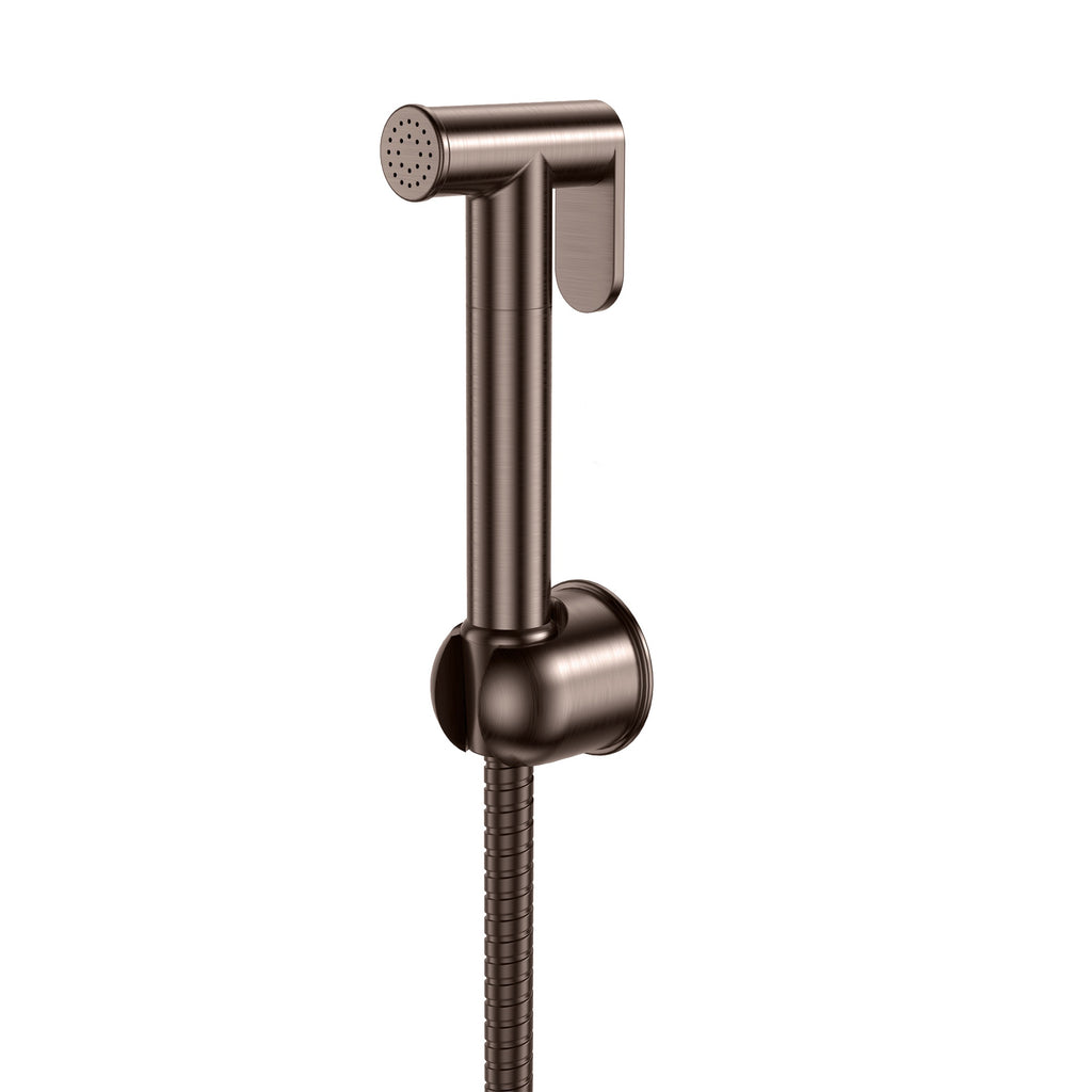 FNX Bathrooms Brushed Bronze Bidet Shower Spray Handset - Wall-Mounted Shattaf