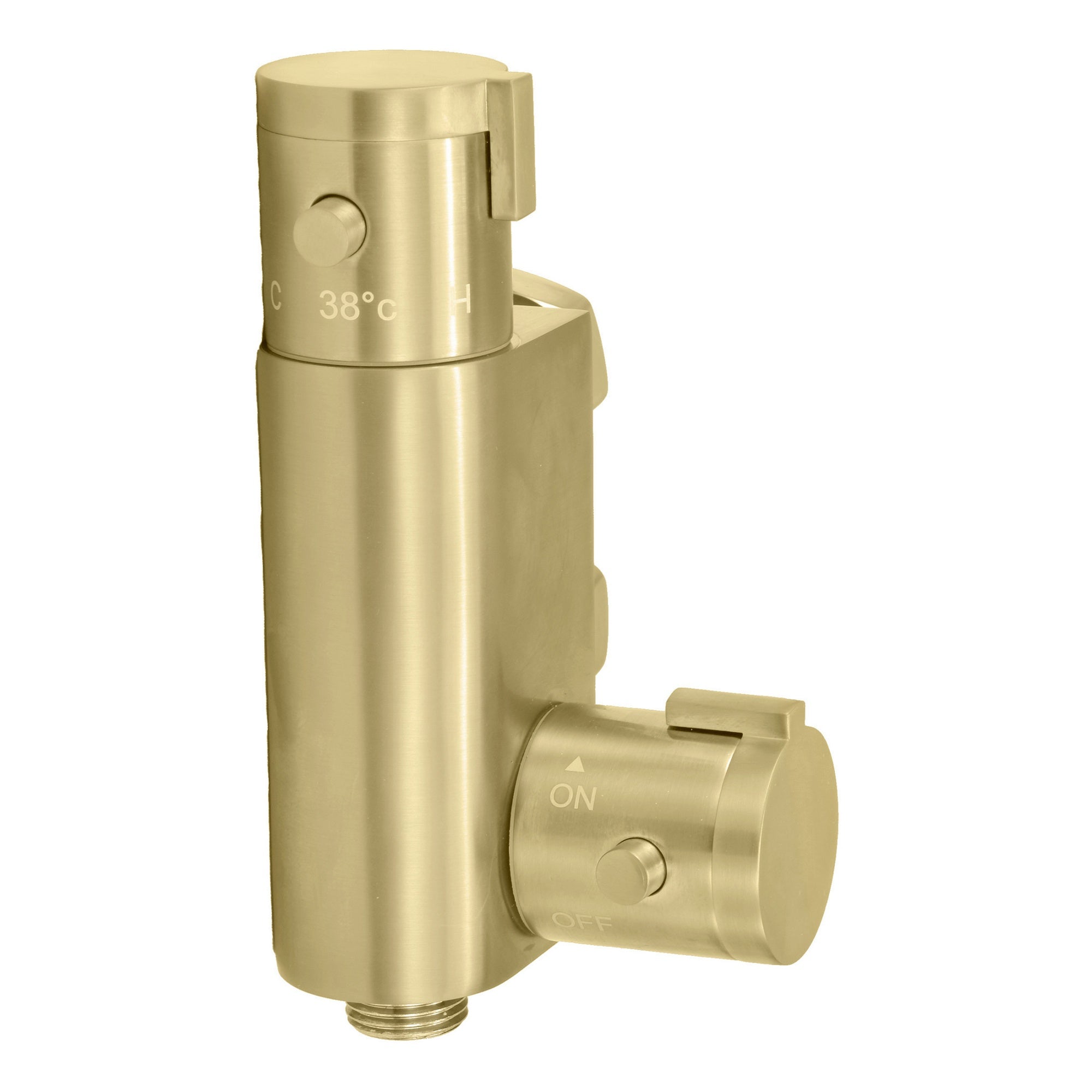 Brushed Brass Thermostatic Valve for Douche, Bidet & Shower Sprays