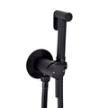 Matt Black Wall-Mounted Douche Bidet Spray & Mixer Valve Set, Hygienic Handset for Bathroom