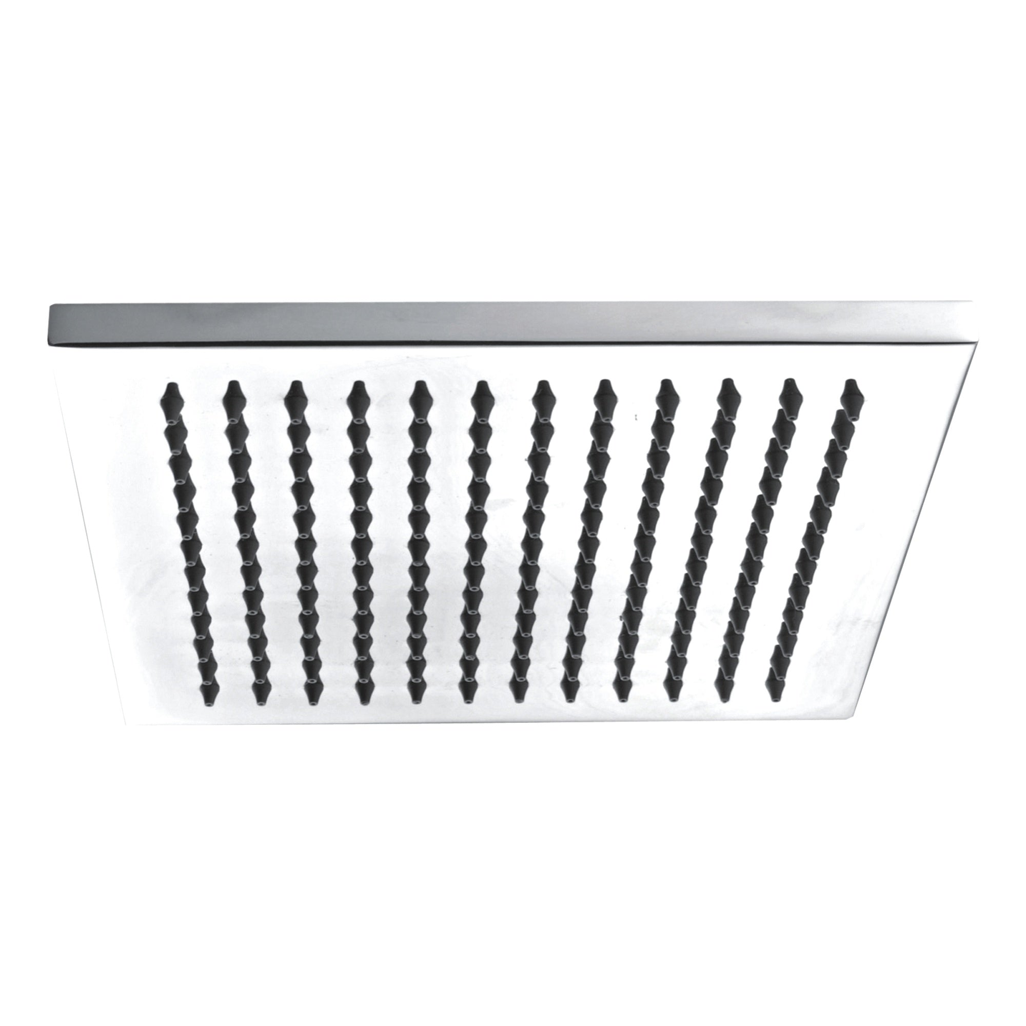 Bubly Bathrooms Esprite 200mm Square Fixed Shower Head - Premium Chrome Finish & Solid Brass Construction
