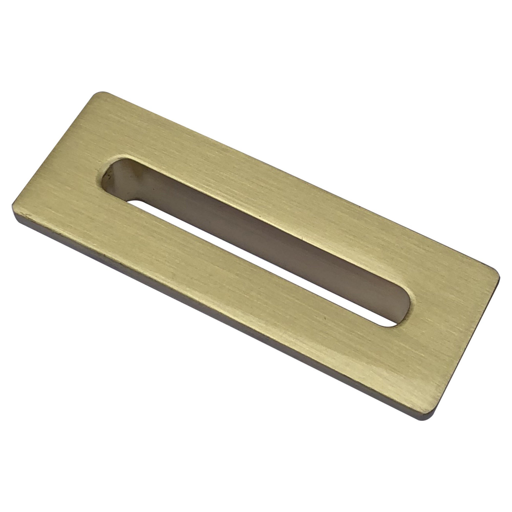 Brass Rectangle Overflow Insert Plastic Bathroom Basin Sink Hole Cover