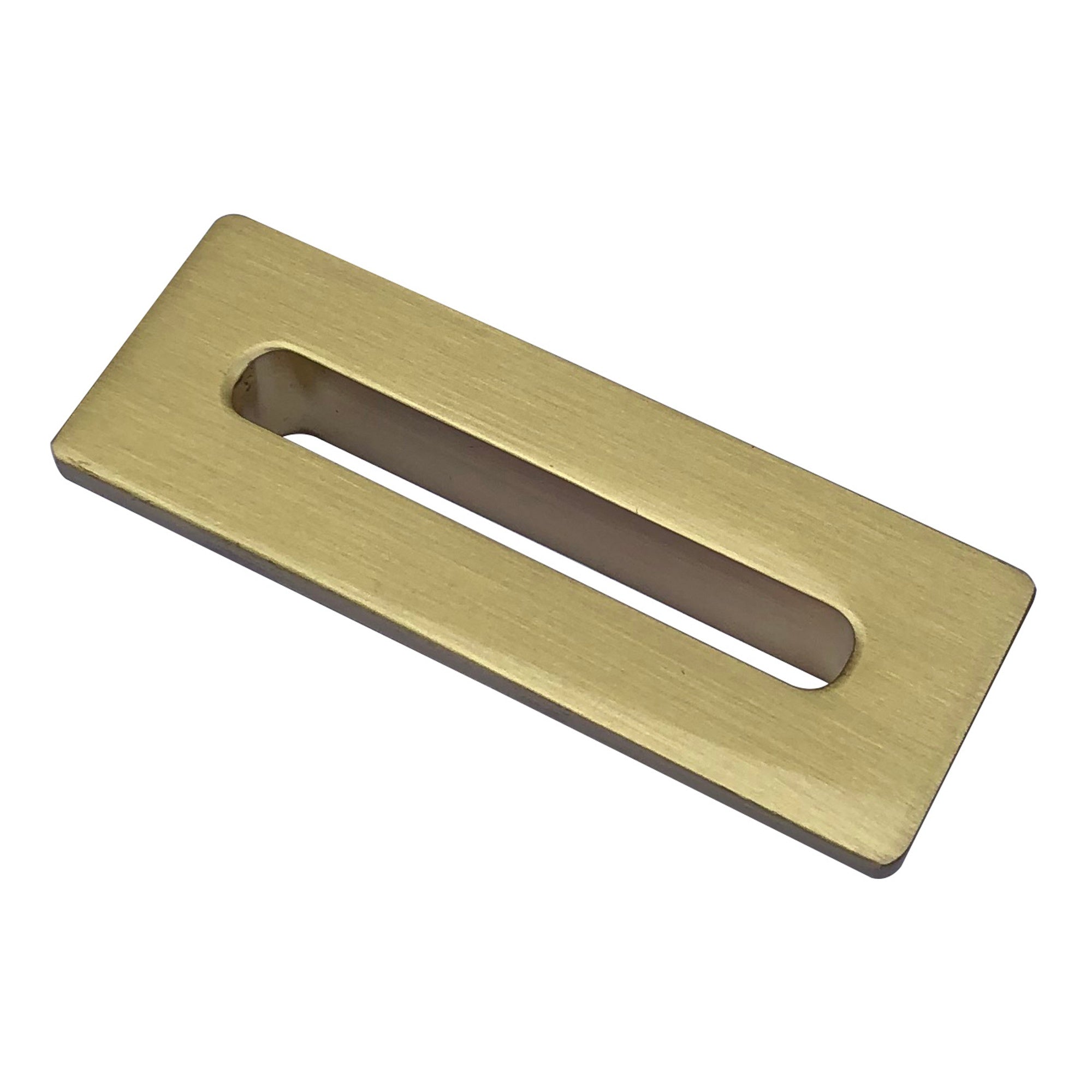 Brass Rectangle Overflow Insert Plastic Bathroom Basin Sink Hole Cover