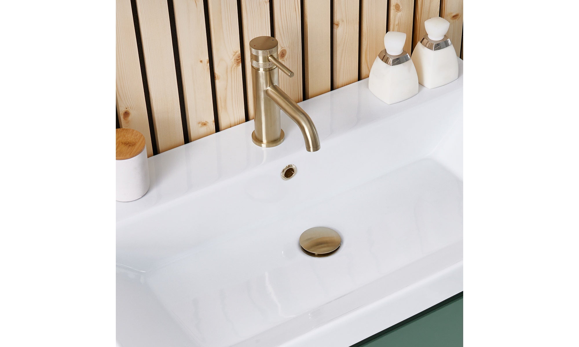 Brass Round Overflow Insert Plastic Bathroom Basin Sink Hole Cover