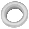 White Round Overflow Insert Plastic Bathroom Basin Sink Hole Cover