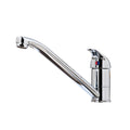 Aruba Kitchen Tap Deck Mounted Chrome Lever Swivel Spout Mono Mixer