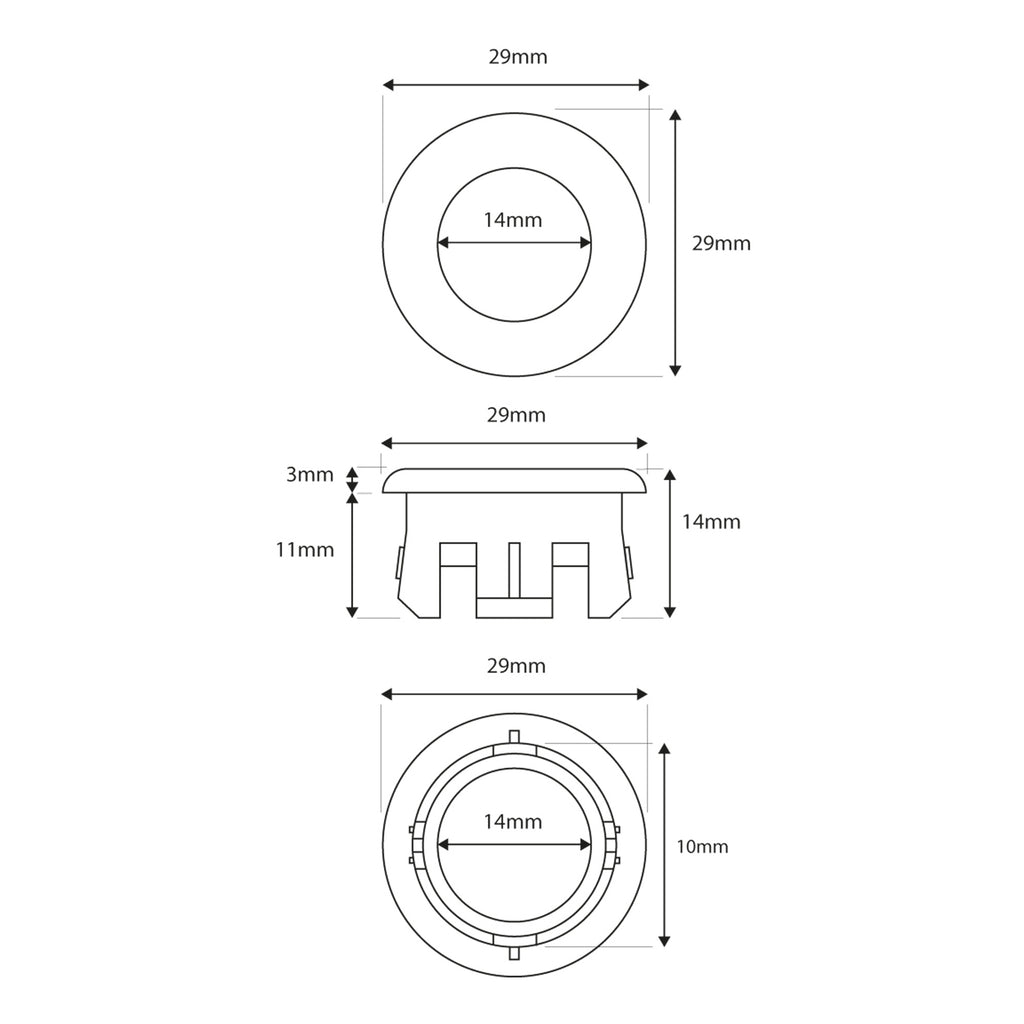 Round Basin Over Flow Gunmetal Steel Basin Mounted Cover