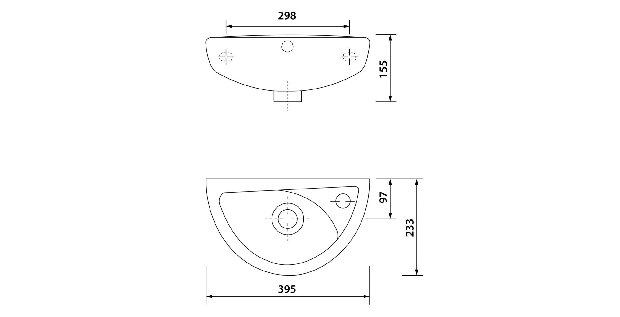 Black Basin Sink Waste Plug Full Cover Unslotted Click Clack Pop Up Push Button