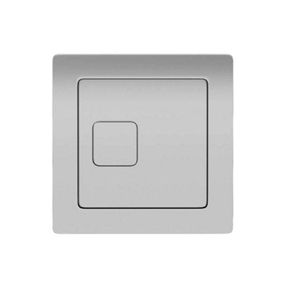 Square Concealed Toilet Cistern Button Dual Flush Chrome Cable Operated