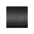Matt Black Square Dual Flush Cistern Toilet Push Button Cable Operated