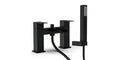 Matt Black Waterfall Bath Shower Mixer Tap Including Hose & Handset