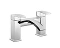 Lucia Square Waterfall Bath Filler Mixer Tap Chrome