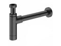 Matt Black Bottle Trap Basin/Sink Waste Adjustable Brass Extension Pipe Tube