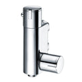 FNX Bathrooms Thermostatic Shower Bar Valve in Chrome - Vertical Wall-Mounted Design for Safe Bathroom Control