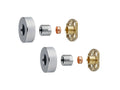 Round Bar Valve Easy Plumb Fixing Kit For Exposed Thermostatic Shower Valve Tap