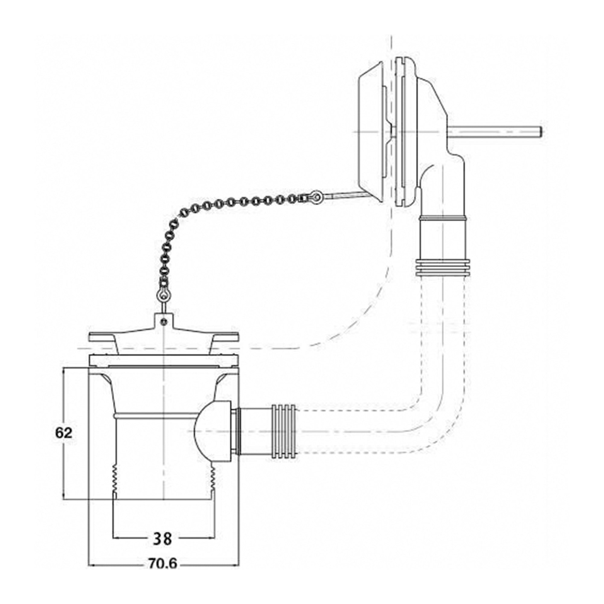 Sterling Traditional Bath Filler Mixer & Basin Tap Pack Hot & Cold Pair Inc. Bath Waste - Chrome