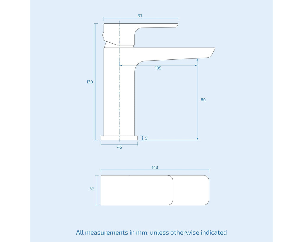 Matt Black Curve Basin Tap & Bath Filler Tap High Quality